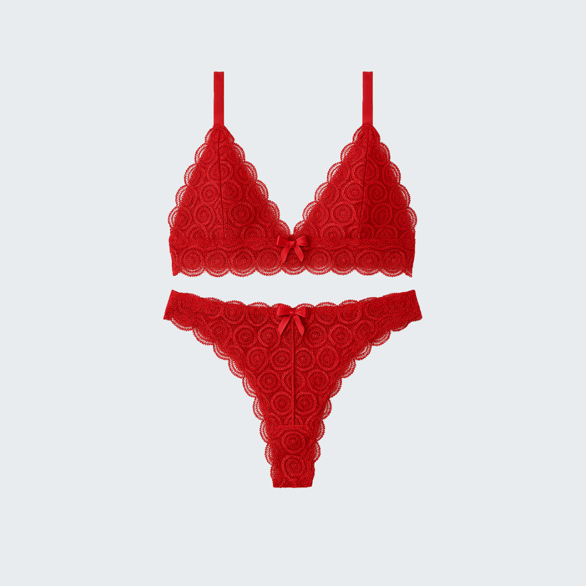 Conjunto Lingerie Renda Calcinha e Sutiã Sensual