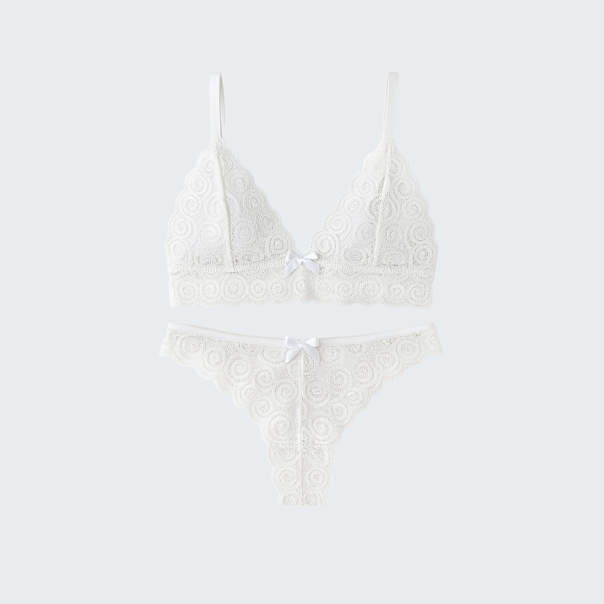 Conjunto Lingerie Renda Calcinha e Sutiã Sensual
