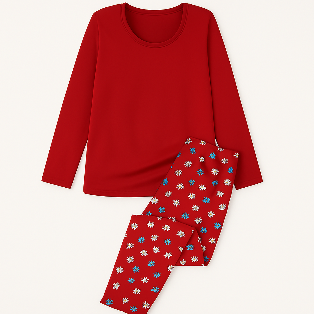 Pijama Feminino Suede