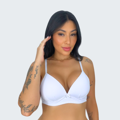 Sutiã de Bojo Sem Aro em Microfibra