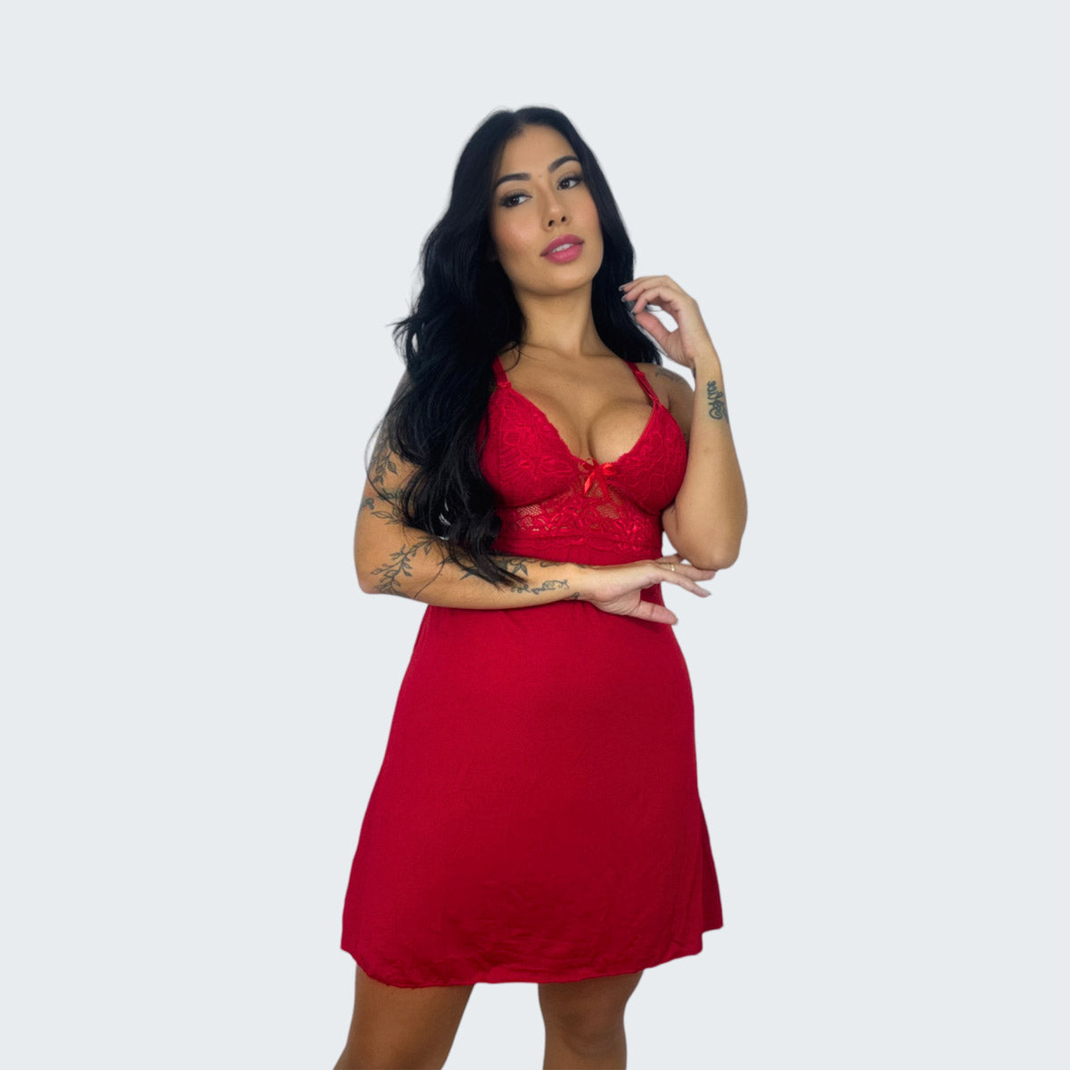 Camisola Amamentação sem Bojo com Renda