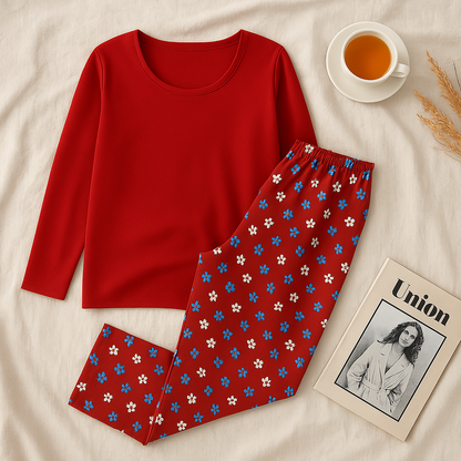 Pijama Feminino Suede
